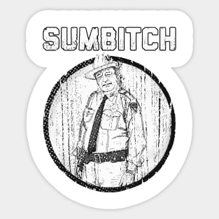 Vintage Sumbitch Halftone Sticker